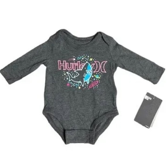 Hurley Other - NWT Hurley infant shark long sleeve onesie